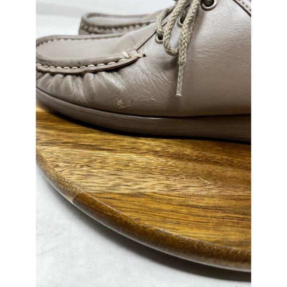 SAS Loafer Womens Siesta Lace Up Leather Brown in Mocha Size 11 - Picture 7 of 9